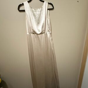 Champagne Cowl Back Gown - Bridal